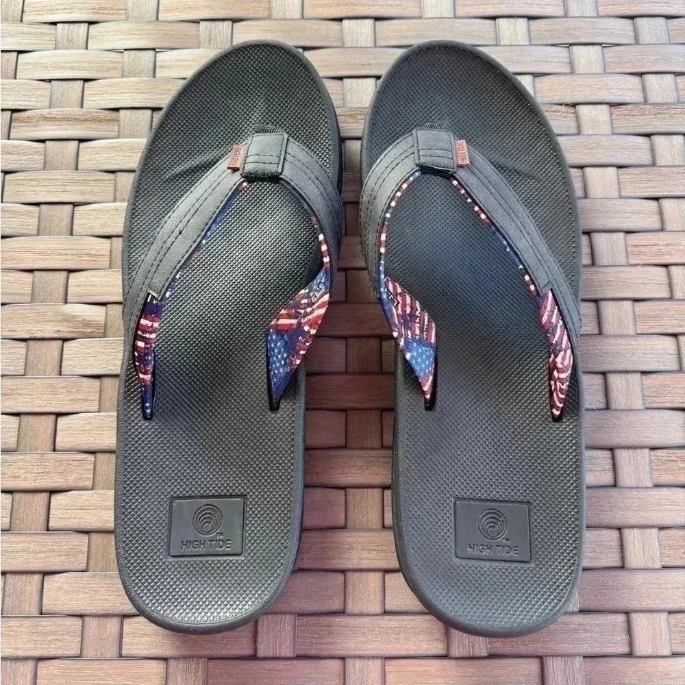 High Tide Men’s “Brandon Elite”‎ Flip Flops Size 12